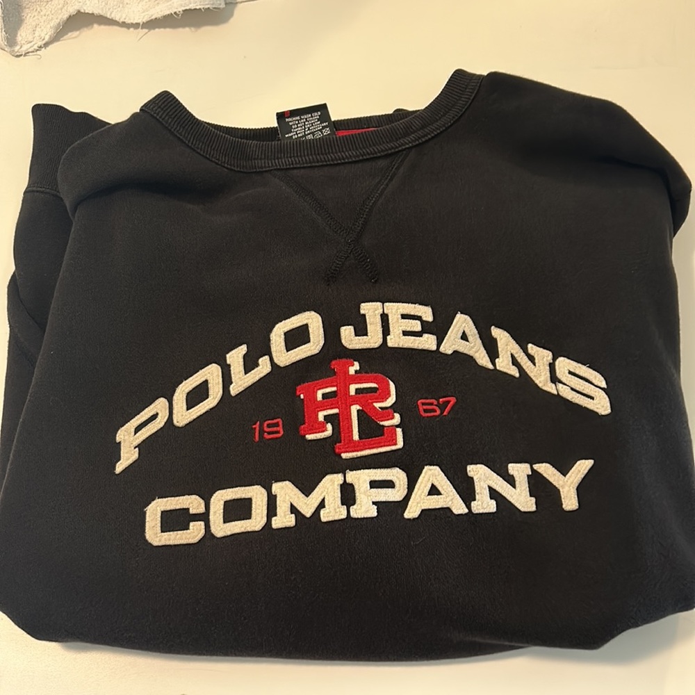 XXL polo crewneck